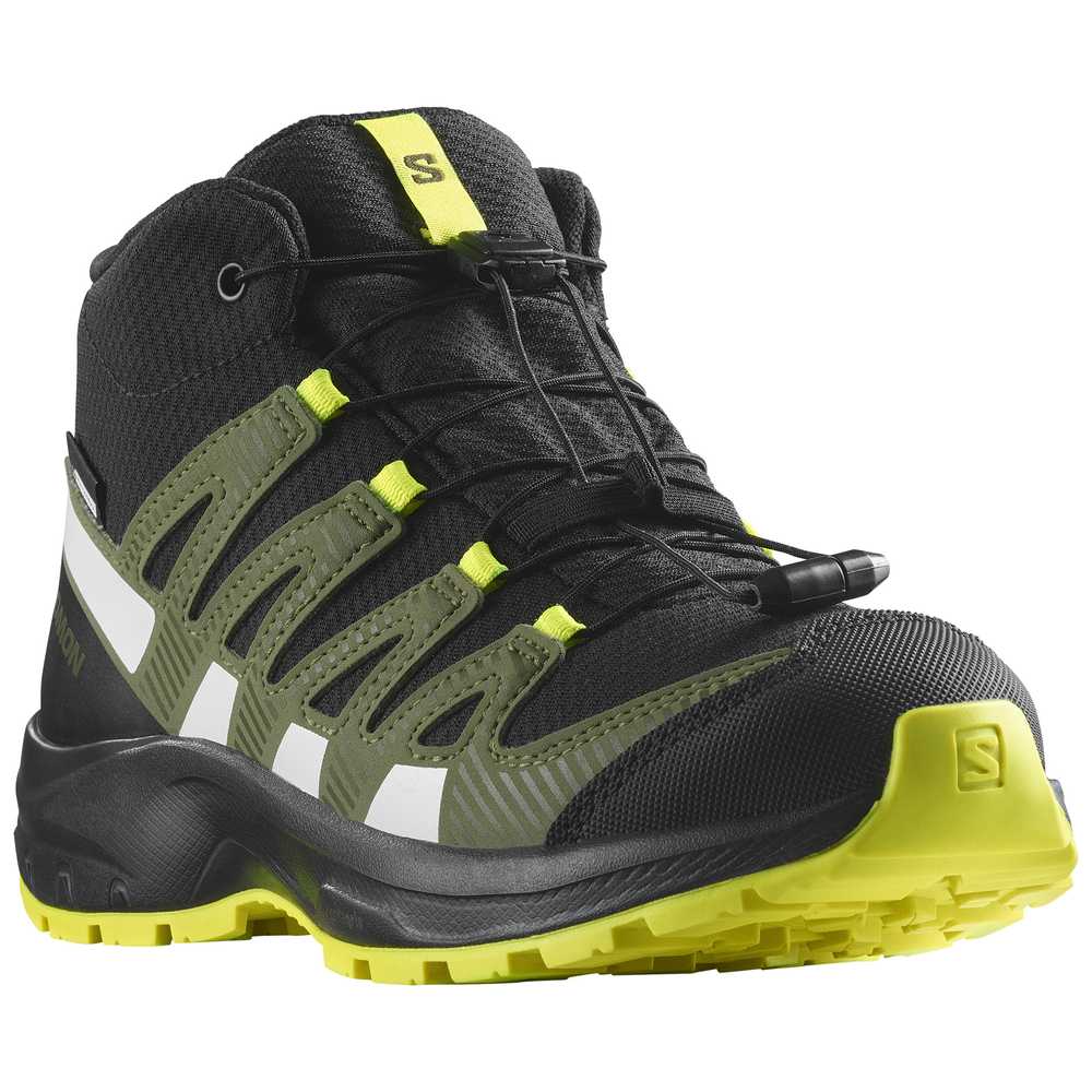 SALOMON XA Pro V8 Mid CSWP Junior Trailrunning Schuhe